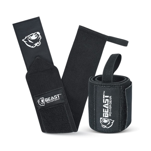 Heavy Duty Workout Wrist Wraps 18” Wrist Support for Fitness, Bodybuilding. - Picture 4 of 4
